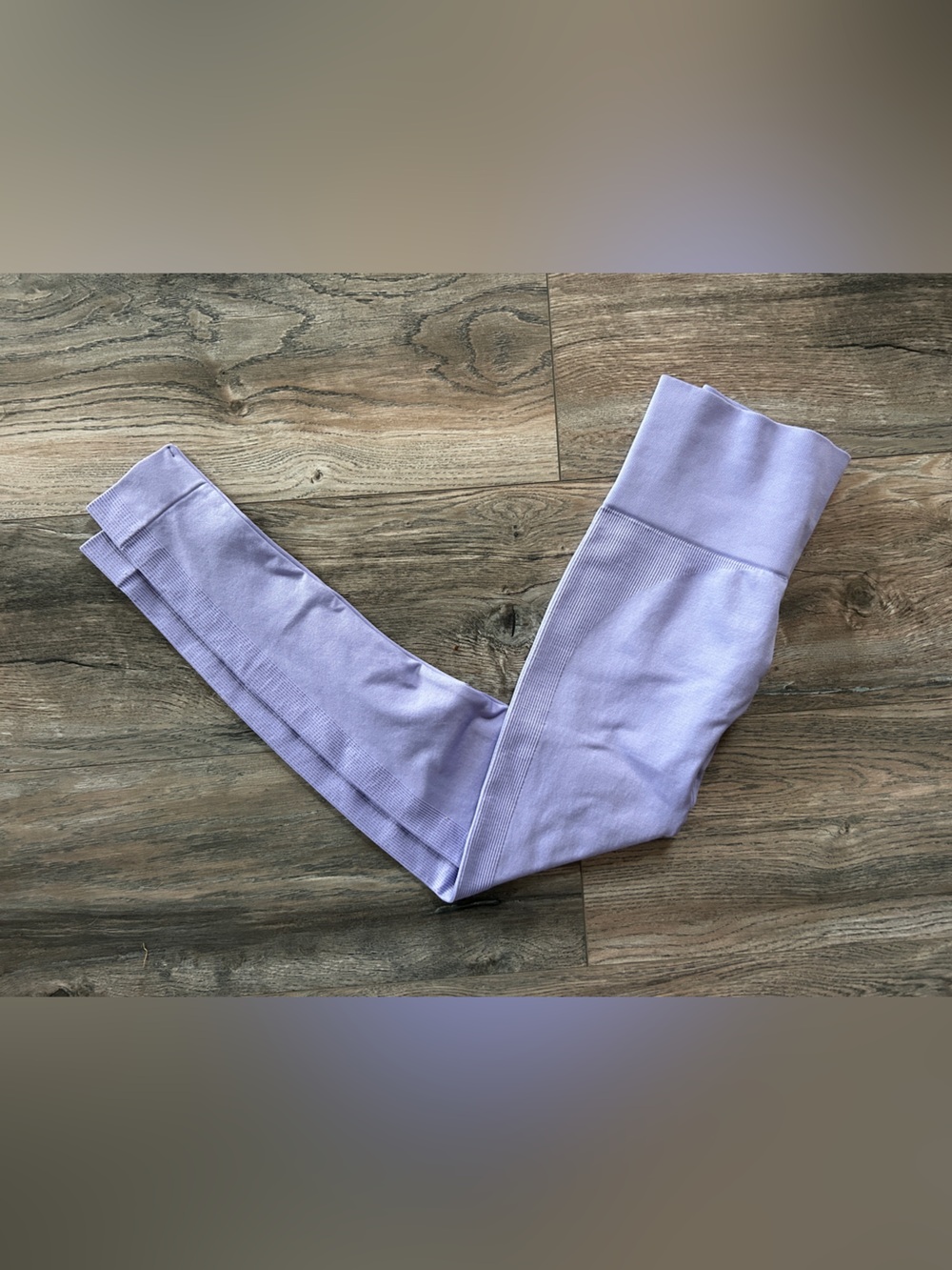 Set Active Small Lavender Seamless Leggings Purple NWOT